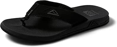 REEF Phantoms Men's Beach Flip Flop, Water Friendly, Soft and Supportive Molded Footbed