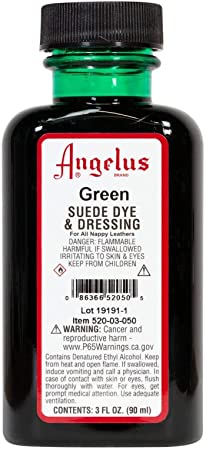 Angelus Suede Dye Green