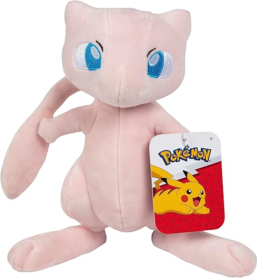 Pokémon Mew 8" Plush - Officially Licensed - Quality & Soft Stuffed Animal Toy - Generation One - Add Mew to Your Collection! - Great Gift for Kids, Boys & Girls & Fans of Pokemon