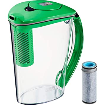 Brita Stream 10 Cup BPA Free Filter-As-You-Pour Water Pitcher - Island Green