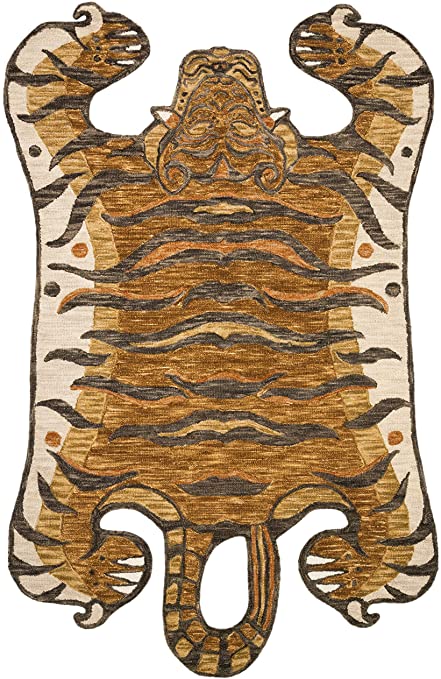 Loloi Feroz X Justina Blakeney Collection Area Rug, 4'0" x 6'0", Gold