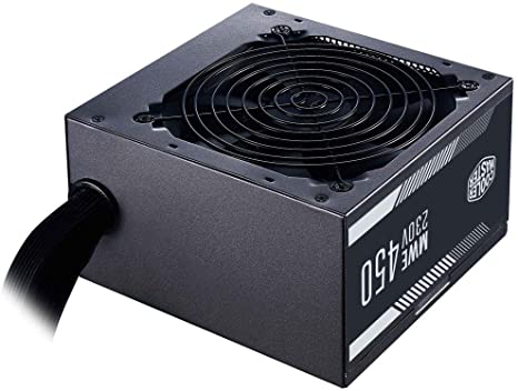 Cooler Master MWE 450 White 230V - V2 Power Supply Unit, UK Plug - 80 PLUS 230V EU Certified, Quiet 120 HDB Fan, DC-to-DC   LLC Circuit with Single  12V Rail - 3 Year Warranty