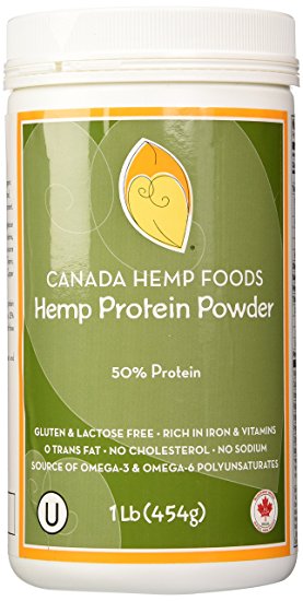 Canada Hemp Foods, Natural Protein Powder, 50% Protein, 16 ounce