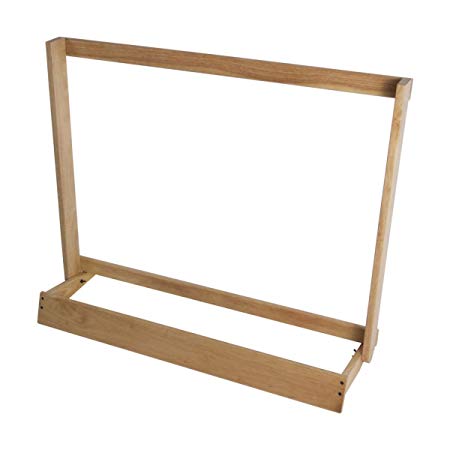 On-Stage GS7565W Guitar Case Rack, Natural Wood