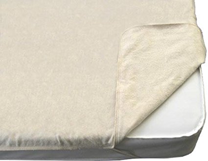 Naturepedic Organic Waterproof Protector Pad with Straps, Twin