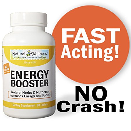 Energy Booster - A Safe and Healthy way to increase your OVERALL Energy, Focus and Performance!