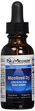 NuMedica - Micellized D3 1200 *Higher Potency* - 1 oz
