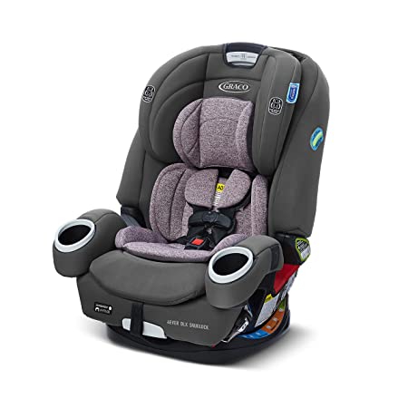 Graco 4Ever DLX SnugLock 4 in 1 Car Seat | Infant to Toddler Car Seat, with 10 Years of Use | Featuring Easy-Install SnugLock Technology, Leila , 21x19x24.5 Inch (Pack of 1)