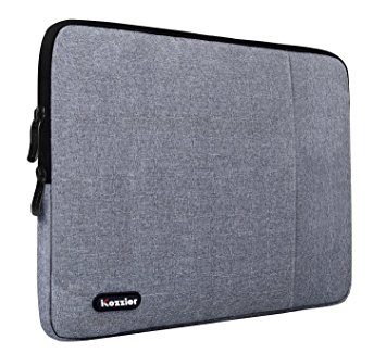 iCozzier® 13-13.3 Inch Waterproof Neoprene Sleeve Carrying Bag Laptop / Notebook Computer / Chromebook / MacBook / MacBook Pro / MacBook Air / Ultrabook Computer - Grey