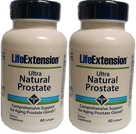 Life Extension Ultra Natural Prostate Softgels, 60 Count (2 pck)