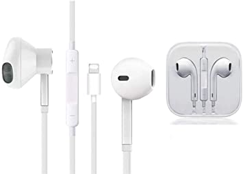 QIANXIANG Earbuds, Microphone Earphones Stereo Headphones Noise Isolating Headset Compatible with Apple iPhone 11/11 Pro Max/7/7 Plus/8/8 Plus/XS/X/XS Max/XR Earphones