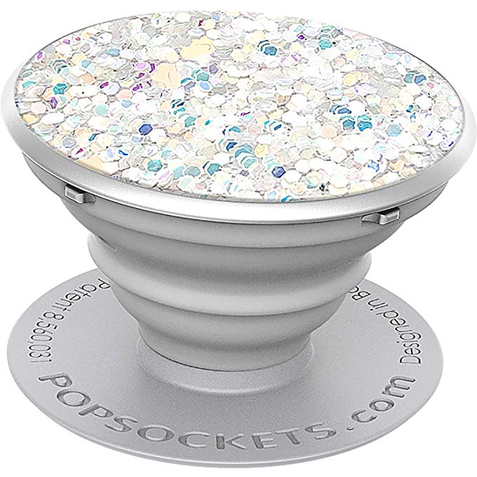 PopSockets: Collapsible Grip & Stand for Phones and Tablets - Sparkle Snow White