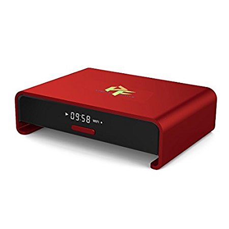 [New Model] Pigflytech T95U Pro Red Mini Andriod Smart TV Box&DTV Converter TV Box
