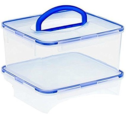 Snapware 1099290 18.5 Cup Large Rectangle Storage Container With Handle - set of 2