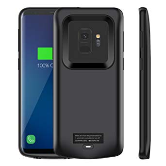 Galaxy S9 Battery Case, Modernway 4700mAh Slim Portable Extend Battery Pack Charger Case, Rechargeable Charging Case Samsung Galaxy S9(Black)