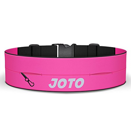 Running Belt Exercise Runner Belt, JOTO Sport Waist Pack for Apple iPhone 7 6S plus 6 SE 5s Samsung Galaxy, up to 6 inch, Flip Belt for Workouts Cycling Hiking Walking Fitness (Magenta Pink)