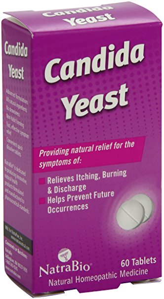 Natrabio Candida Yeast Tablets, 60 Count