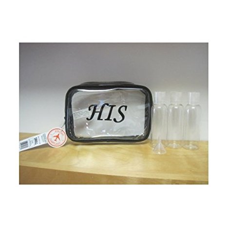 The Clear Bag Store - Clear Cosmetic Bag TSA Compliant Airplane Toiletry Bag