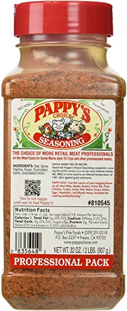 Pappy's Choice Seasoning 2 -32 Oz Professional Packs