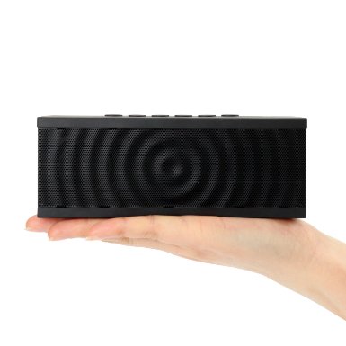 Bolse 12W NFC Wireless Portable Wireless Bluetooth Speaker 8 hour Playtime with Built-in Speakerphone for iPhone 5S 5 iPad Air Mini Samsung Galaxy S5 S4 HTC Tablets PC