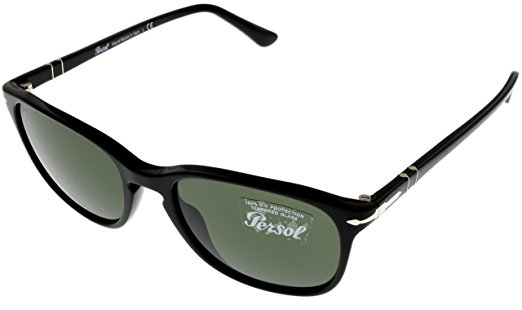 Persol Sunglasses Unisex Oval Unisex Black 100% UV Protection PO3133S 901431