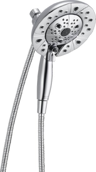 Delta 58480-PK In2ition H2Okinetic 5-Setting Two-in-One Handshower Showerhead Chrome