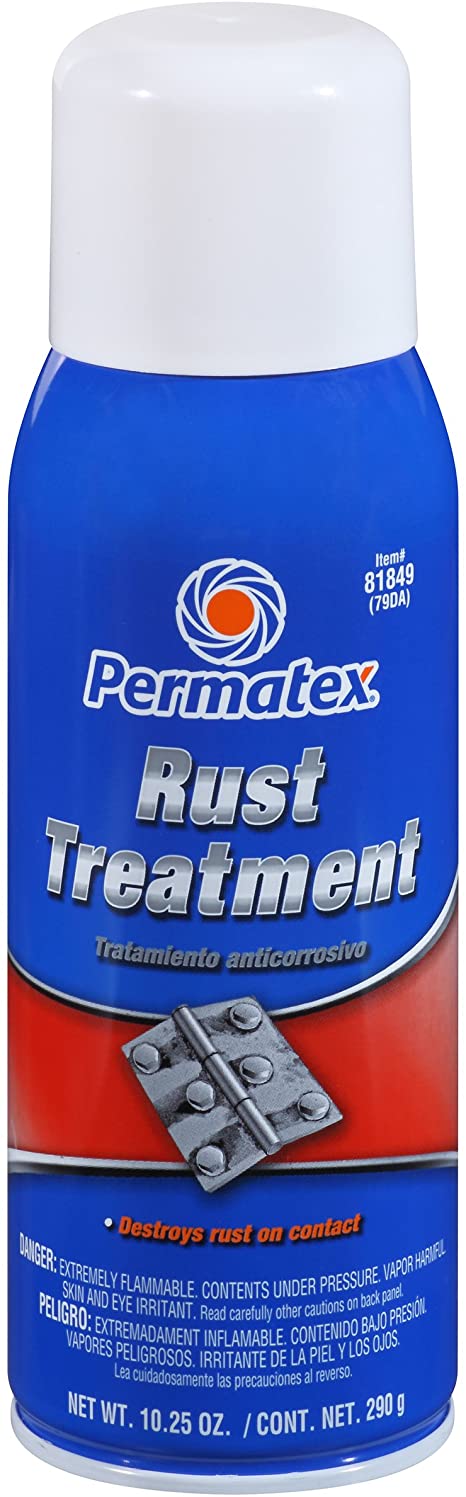 Permatex 81849-12PK Rust Treatment, 10.25 oz. net Aerosol Can (Pack of 12)