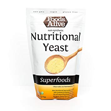 Nutritional Yeast, Non-Fortified & Non-GMO, 6oz (Single Pack)
