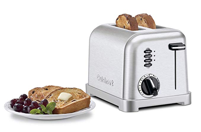 CUISINART CPT-160 Metal Classic 2-Slice Toaster, Brushed Stainless