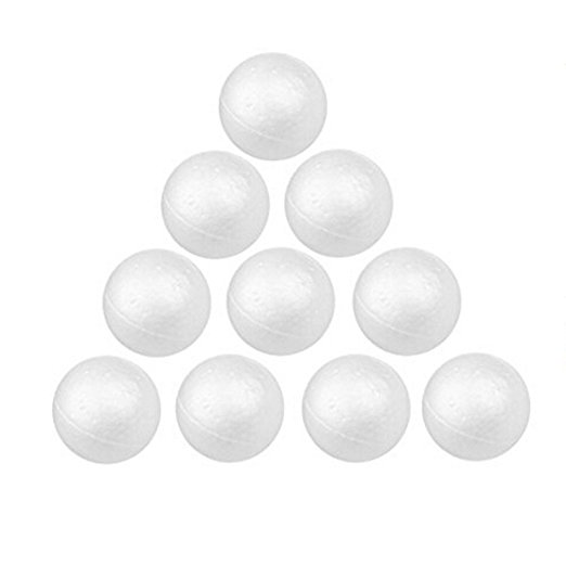 Buytra White Styrofoam Balls Craft Balls Polystyrene Foam Balls for Crafting, Modeling Projects, Floral Arrangements, Wedding Party Decorations, Centerpiece, 3.15 inch, 20 Pack