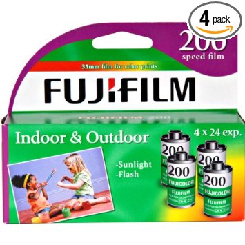 Fujifilm Super HQ 200 Speed 24 Exposure 35mm Film - 4 Pack (Discontinued by Manufacturer)