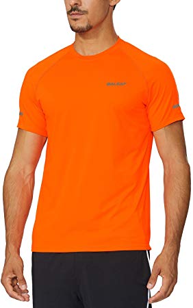 BALEAF Men's Quick Dry Short Sleeve T-Shirt Running Workout Shirts