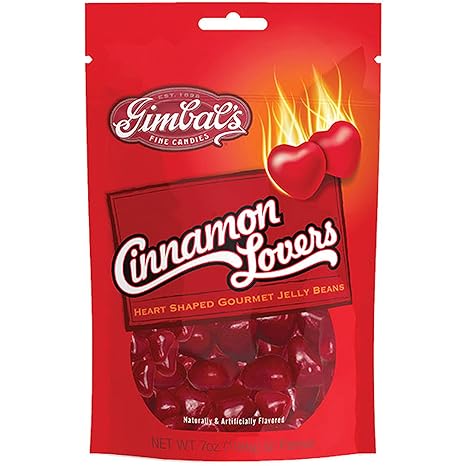 Gimbal's Cinnamon Lovers Gourmet Jelly Bean Resealable Pouch Bag, 7 Ounce (Pack of 1)