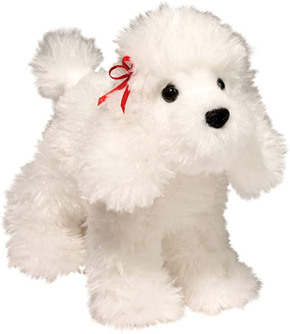 Douglas Gina White Poodle Dog Plush Stuffed Animal