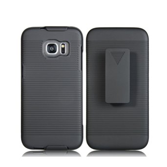 Galaxy S7 Edge Case, New Design SLIM Shell Holster Combo Case 2 Pieces With Lifetime Warranty