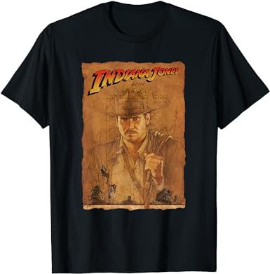 Lucasfilm Indiana Jones Raiders of the Lost Ark Poster Art T-Shirt