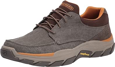 Skechers men's Respected-Loleto Moc Toe Bungee Lace Slip On