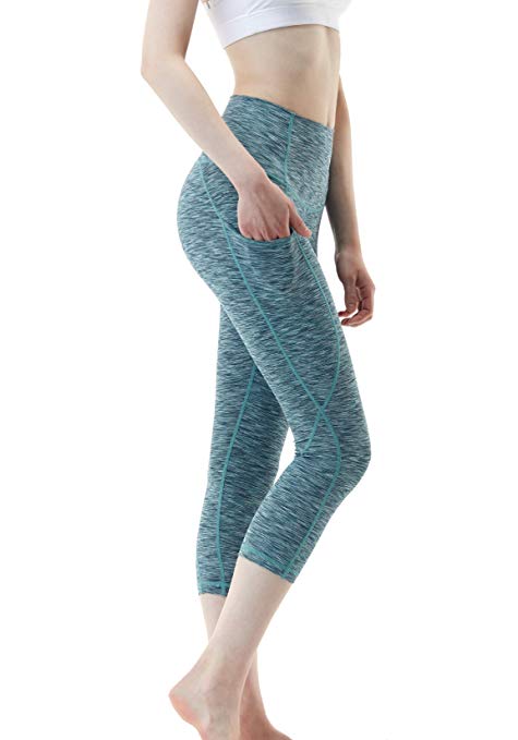 Tesla Yoga Pants Mid & High-Waist Tummy Control w Hidden Pocket FYC32/FYC34/FYC36/FYP32…