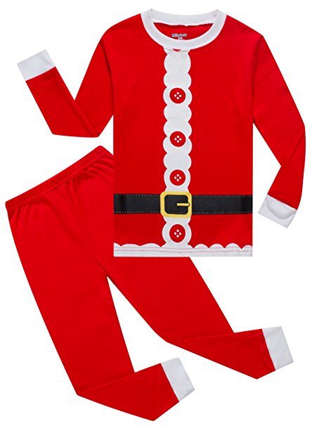 MMII Christmas Little Boys Girls Child Pajamas Sets 100% Cotton Toddler Pjs