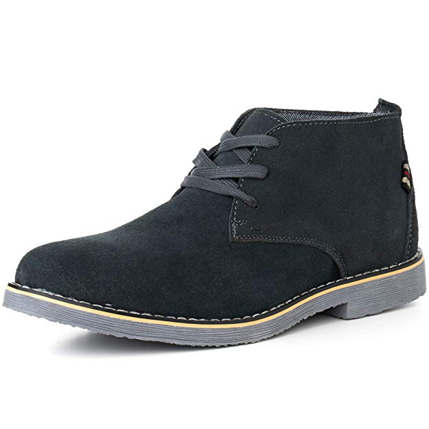 alpine swiss Beck Mens Genuine Suede Chukka Boots