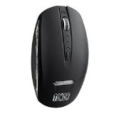 Tonor Silent 24GHZ USB Receiver Wireless Mouse For Laptop Mac Computer Black