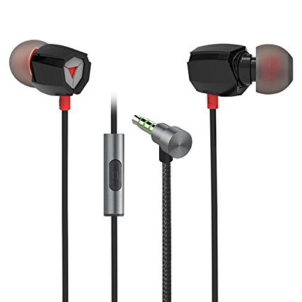 G-Cord In-Ear High Definition Earbuds Remote Control with Microphone Headphones