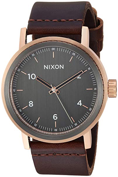 NIXON Stark Leather Watch