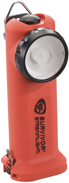Streamlight 90503 Survivor LED Flashlight with Charger, 6-3/4-Inch, Orange - 175 Lumens