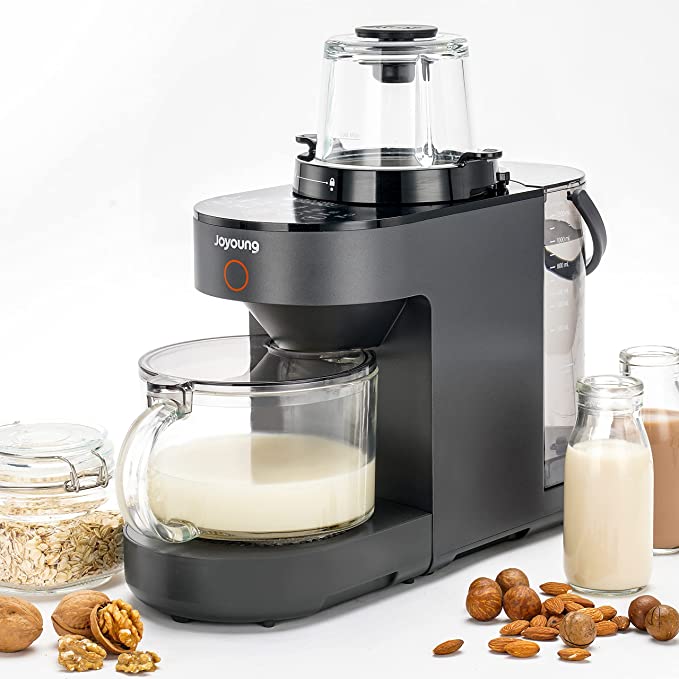 JOYOUNG Blender Fully Automatic, Soy Milk Maker, Glass Blender Cold and Hot with 8 Presets, Self-cleaning Blenders for Smoothies, Soup Maker, Almond Milk, Oat Milk, Coconut Milk, Nut Milk Maker