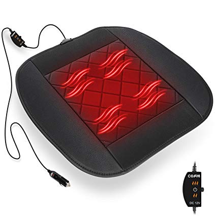 COFIT Heating Car Seat Cushion, 12V Comfortable Seat Pad Heater Perfect for Cold Weather and Winter Driving