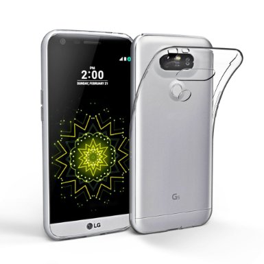LG G5 Clear Case, EasyAcc LG G5 Soft TPU Case Crystal Transparent Slim Anti Slip Case Back Protector Cover Shockproof