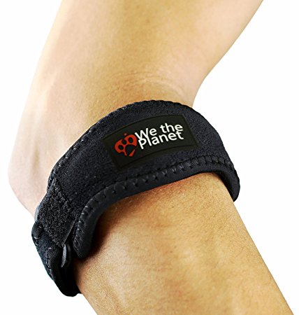 Tennis Elbow Brace with Compression Pad for Men and Women (2 Pack) – Relief for Tennis Elbow, Golfer’s Elbow, Repetitive Motion Pain, by WeThePlanet