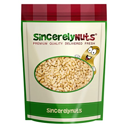 Sincerely Nuts Pine Nuts - Two Lb. Bag- Epitome of Deliciousness- Fresh and Crunchy - Packed with Healthy Minerals & Vitamins - Kosher Certified!
