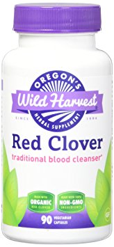 Oregon's Wild Harvest Red Clover Organic Capsules, 90 Count